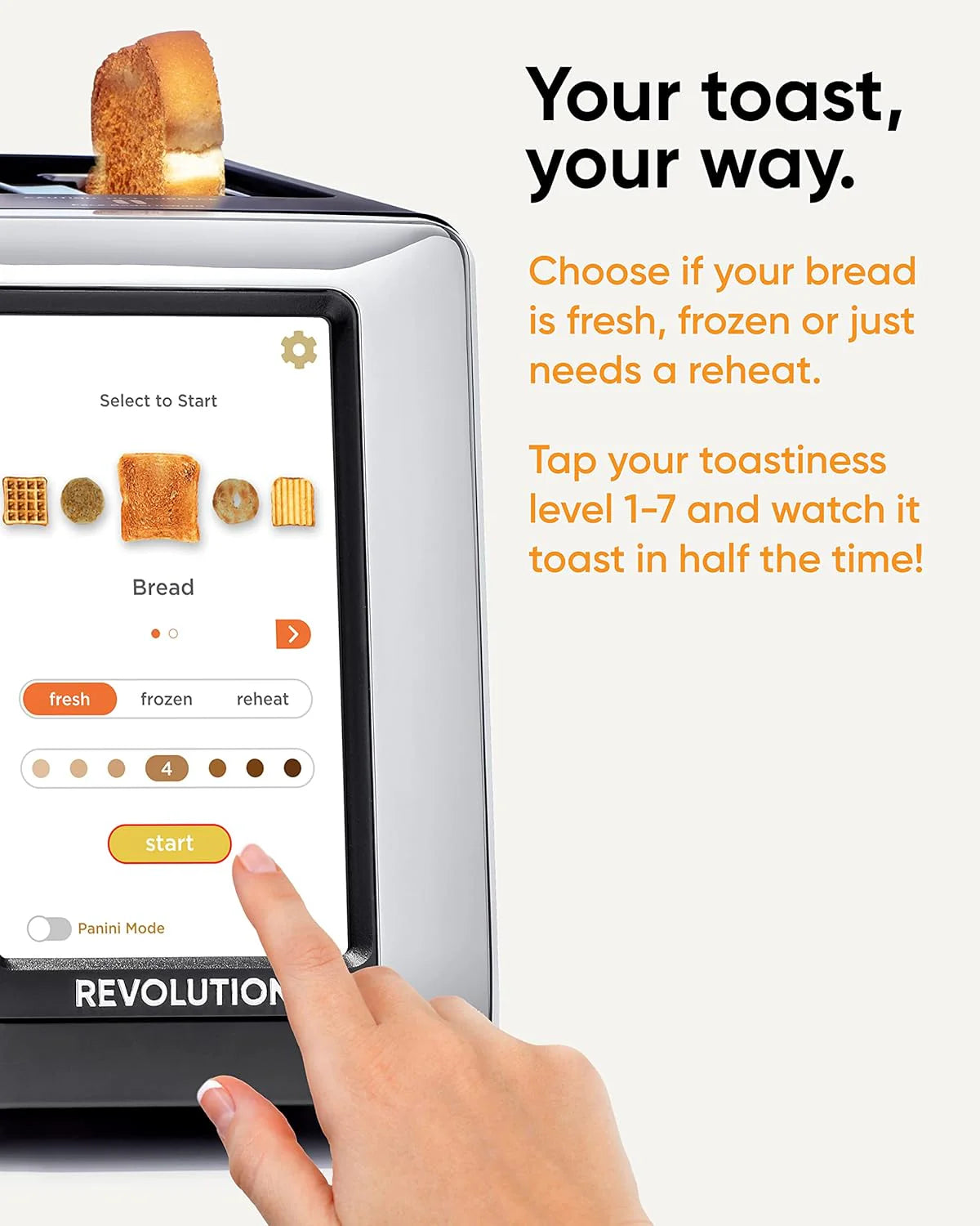 ⚡ High-Speed Touchscreen Smart Toaster – The Future of Perfect Breakfasts 🍞✨